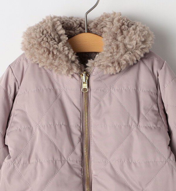 SHIPS KIDS「SHIPS KIDS:80～90cm / プードルファー&times;タフタ リバーシブル ジャケット」|その他|