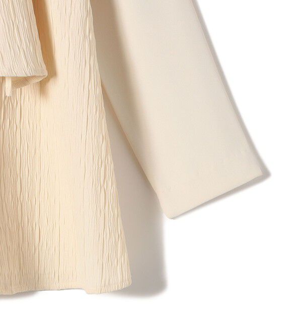 SHIPS for women「〈手洗い可能〉ジャカード ドッキング ビッグ リボン ブラウス」|シャツ・ブラウス|