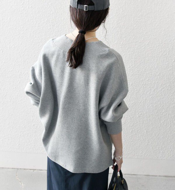 SHIPS any「《追加予約》SHIPS any:〈手洗い可能〉サカリバ 深Vネック ルーズ プルオーバー」|プルオーバー|