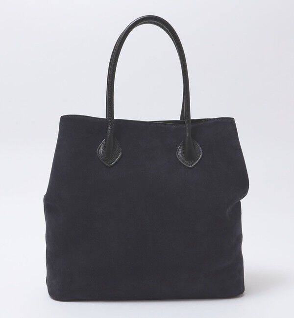 SHIPS「【SHIPS別注】BOLDRINI: スエード トートバッグ」|トートバッグ|ネイビー