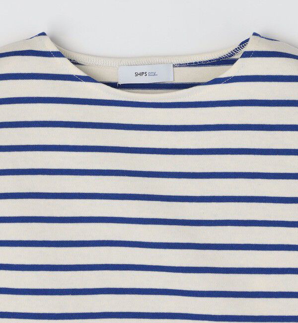 SHIPS any「SHIPS any:  マリンボーダー ボートネック Tシャツ<KIDS>」|Tシャツ・カットソー|