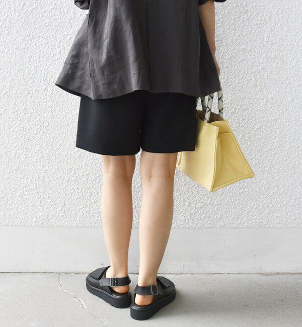 SHIPS for women「〈手洗い可能〉ダブル クロス ハーフ パンツ」|キュロット|