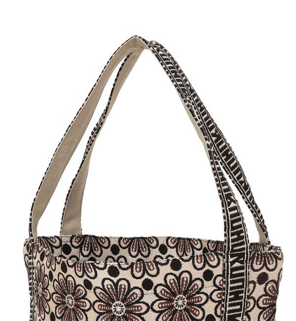 SHIPS for women「【SHIPS別注】UHURU:ロゴ ハンドル ジャカード トート」|トートバッグ|