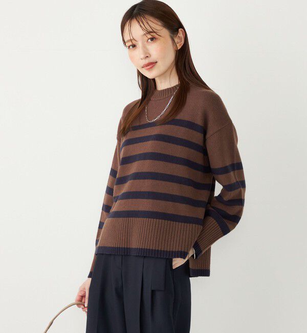 SHIPS Colors 「SHIPS Colors:〈手洗い可能〉フラッフィー クルーネック ニット◇」|ニット・セーター|