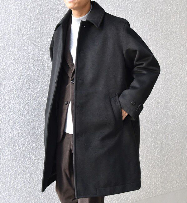 SHIPS any「SHIPS any: ウォーム メルトン ステンカラー コート◆」|ステンカラーコート|