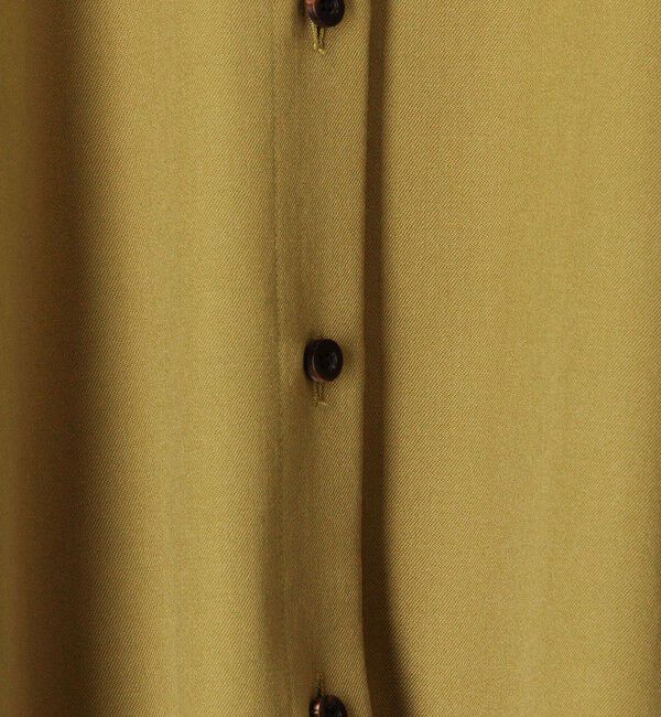 CABaN「 ウールツイル ハイネックロングシャツ」|シャツ・ブラウス|