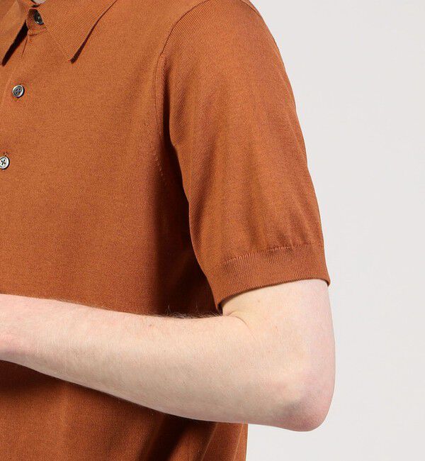 TOMORROWLAND MENS「シルクコットン ニットポロシャツ」|ポロシャツ|