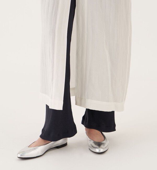 DES PRES「シアーストライプジャカード ハイネックロングシャツワンピース」|ワンピース|