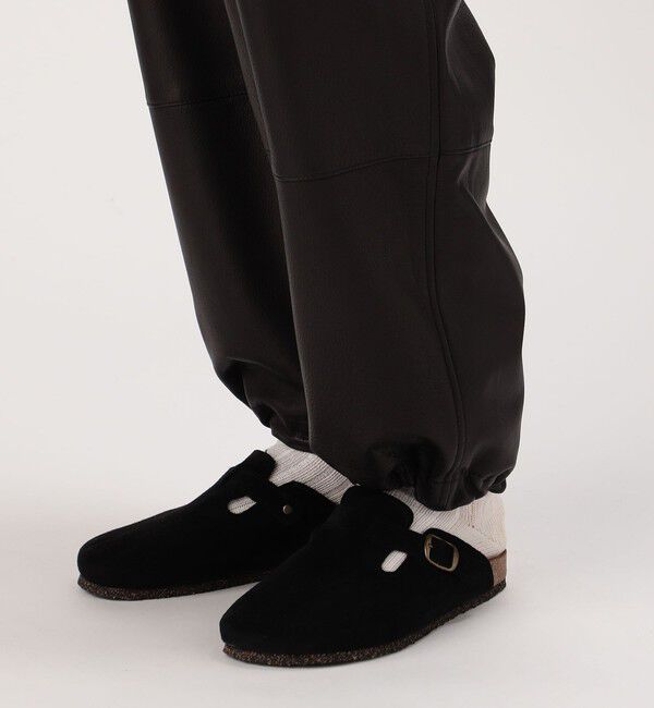 GALERIE VIE「ゴートレザー ストレートパンツ」|その他|