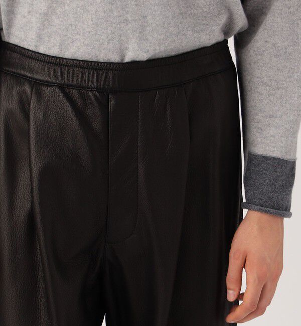 GALERIE VIE「ゴートレザー ストレートパンツ」|その他|