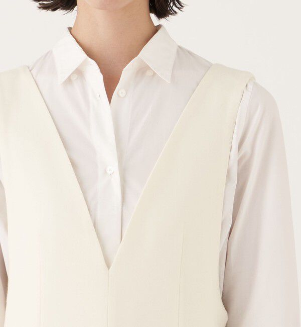 DES PRES「ウールフランネル Vネックオールインワン」|オールインワン|