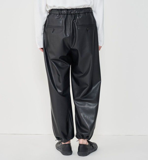 GALERIE VIE「レザーライククロスストレッチイージーパンツ」|その他|
