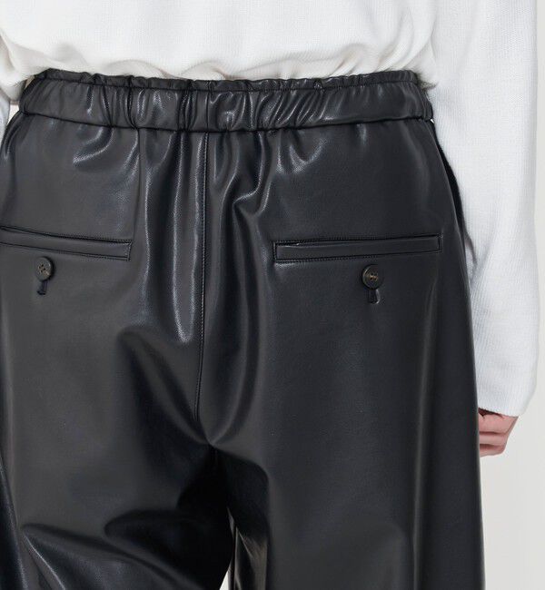 GALERIE VIE「レザーライククロスストレッチイージーパンツ」|その他|