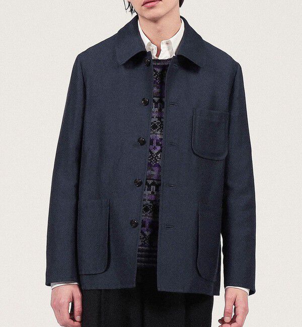 TOMORROWLAND MENS「リネンウール チョアジャケット BELFAST」|ブルゾン・スタジャン|