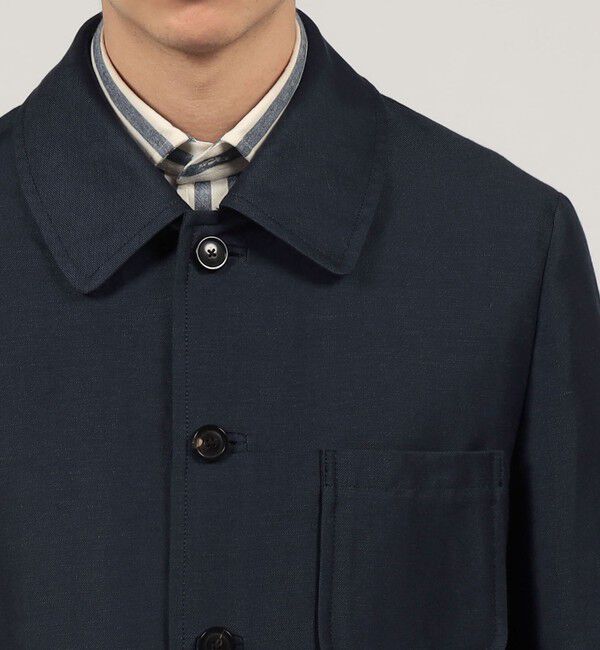 TOMORROWLAND MENS「リネンウール チョアジャケット BELFAST」|ブルゾン・スタジャン|