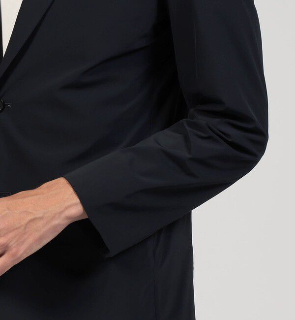 TOMORROWLAND MENS「ナイロンポリウレタン シングルブレステッド2Bジャケット」|テーラードジャケット|