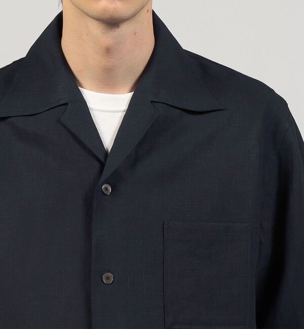 TOMORROWLAND MENS「リネン オープンカラーシャツ」|シャツ・ブラウス|