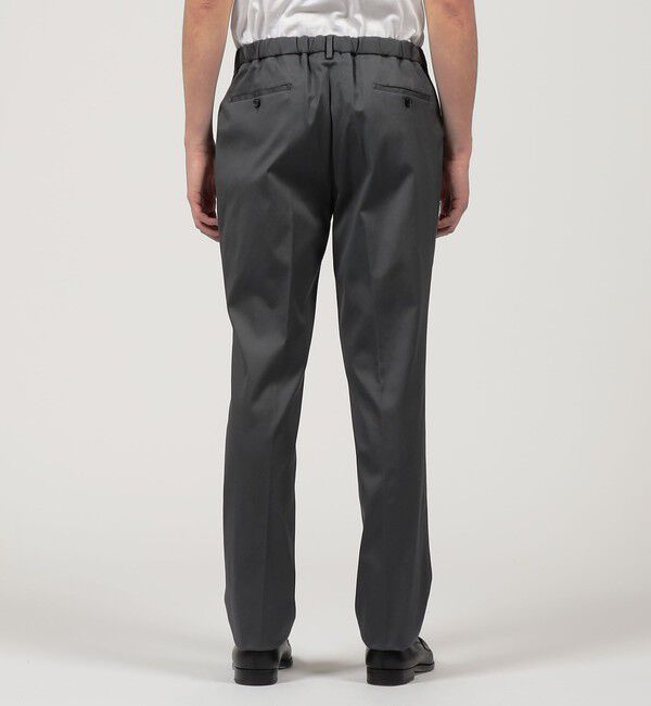 TOMORROWLAND MENS「アイスコットンピケ イージースラックス」|チノ|