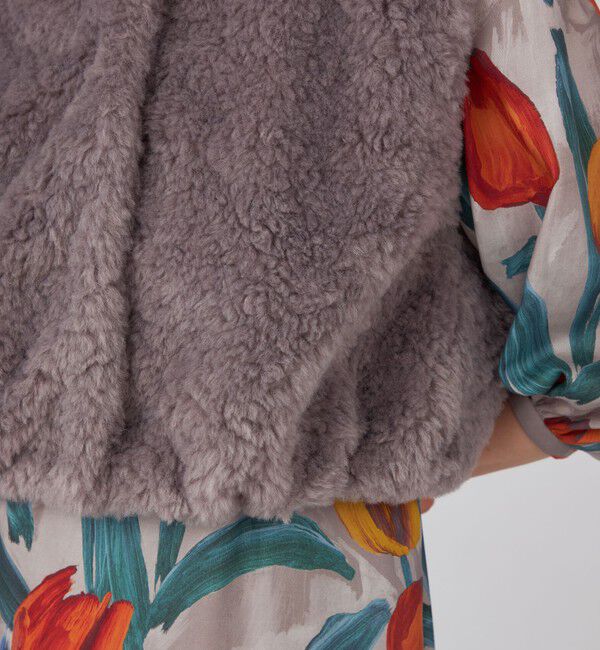 Ballsey「ランダムファー ショートベスト」|ベスト・ジレ|