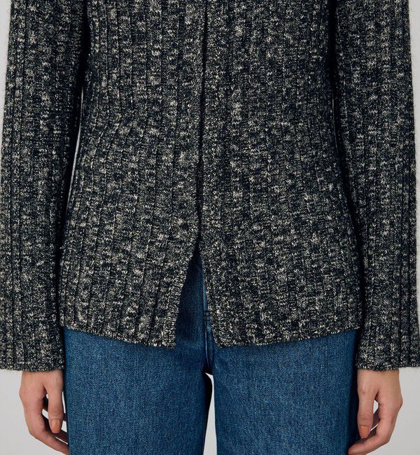 DES PRES「アルパカミックススラブ ジップアップブルゾン」|ブルゾン・スタジャン|