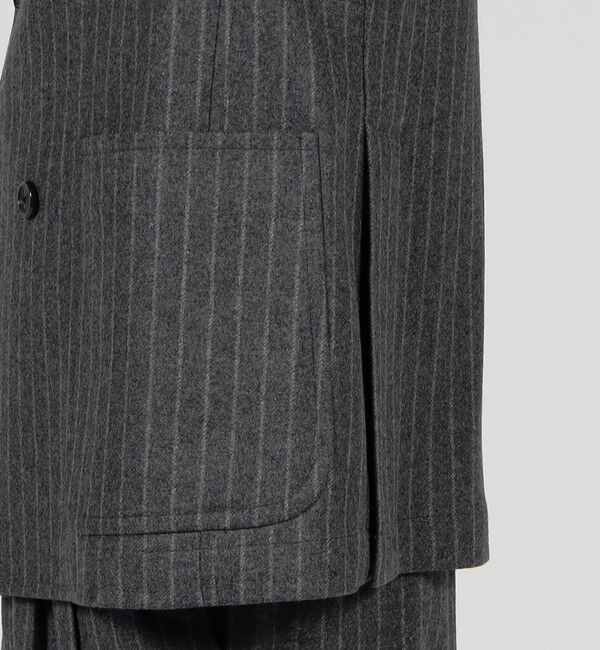 TOMORROWLAND MENS「カレッジフランネル ダブルブレステッド 6Bジャケット」|テーラードジャケット|