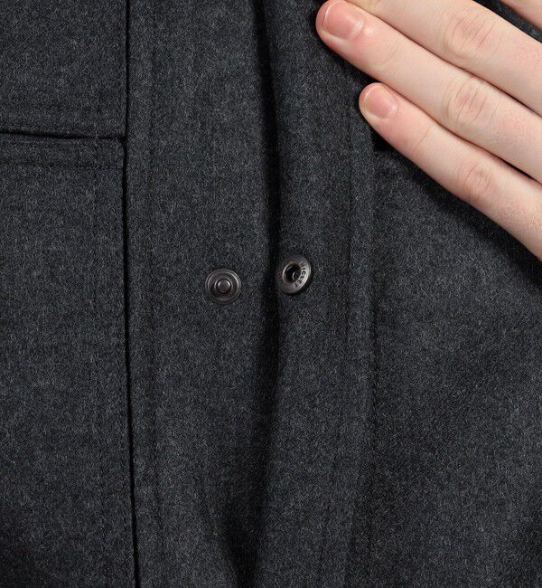 TOMORROWLAND MENS「ウールメルトン ショートブルゾン」|ブルゾン・スタジャン|