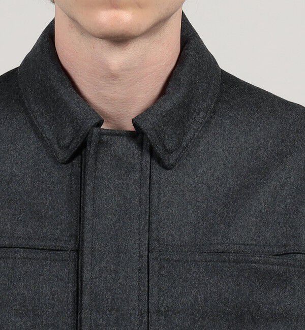 TOMORROWLAND MENS「ウールメルトン ショートブルゾン」|ブルゾン・スタジャン|