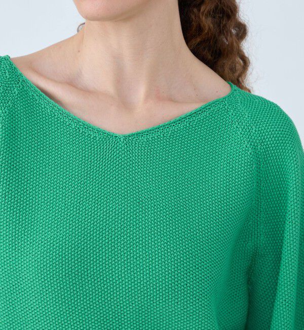 Ballsey「モスステッチ Vネックプルオーバー」|ニット・セーター|