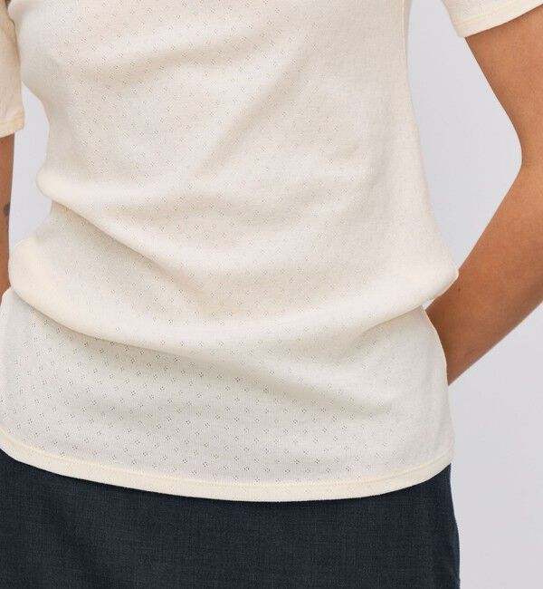 BACCA「ハイツイストレース コットンハーフプルオーバー」|Tシャツ・カットソー|