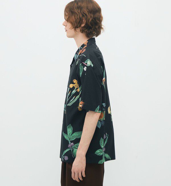 CABaN「CABaN コットン Green Showerプリント ハーフスリーブシャツ」|シャツ・ブラウス|