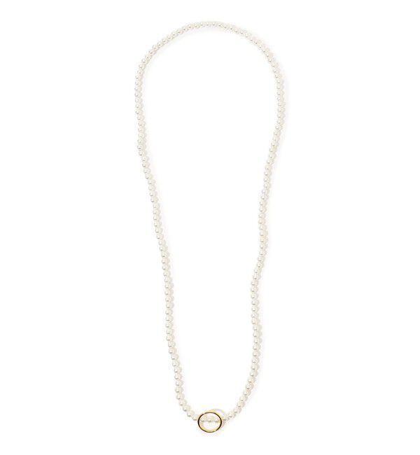 TOMORROWLAND GOODS「【別注】januka サークル パール ネックレス」|ネックレス|12 ホワイト系