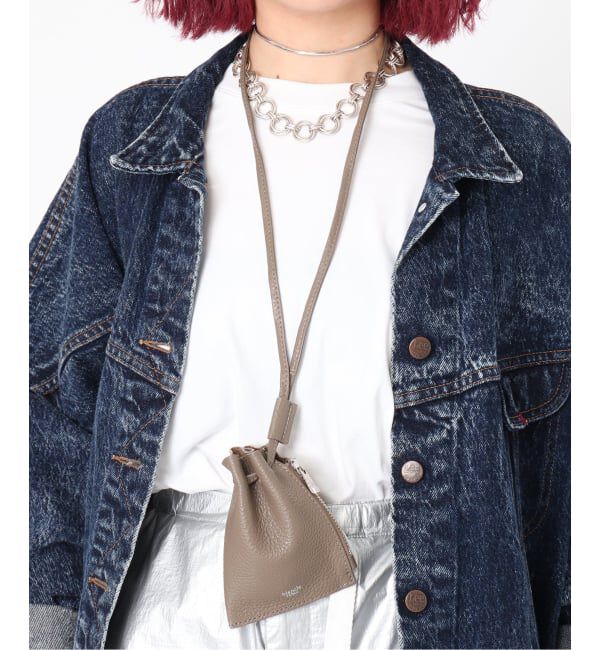  「【blancle/ ブランクレ】S.LETHER Minimini zip draw」|ショルダー・メッセンジャー|