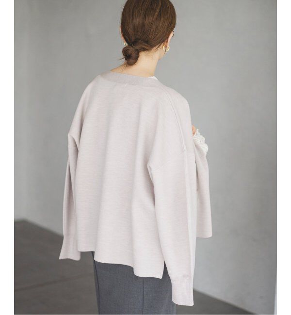 IENA「スーパーファインスムース ショートカーディガン」|カーディガン|