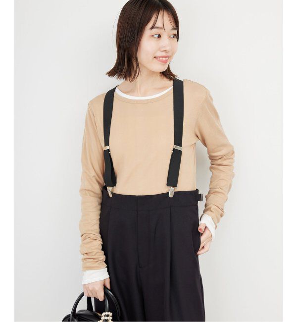 SLOBE IENA「《追加》miller/ミラー SLOBE別注 SHEER RIB クルーネック」|Tシャツ・カットソー|