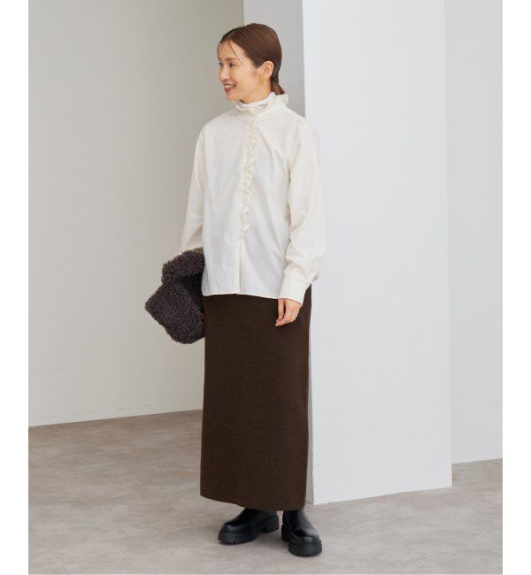 IENA「《追加》スーパーファインスムースニットスカート」|スカート|