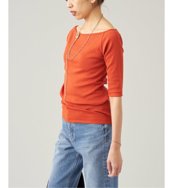 IENA LA BOUCLE「IENA LA BOUCLE コンパクトベアボートネックカットソー」|Tシャツ・カットソー|