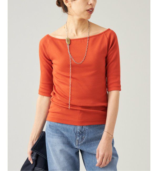 IENA LA BOUCLE「IENA LA BOUCLE コンパクトベアボートネックカットソー」|Tシャツ・カットソー|