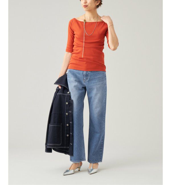 IENA LA BOUCLE「IENA LA BOUCLE コンパクトベアボートネックカットソー」|Tシャツ・カットソー|