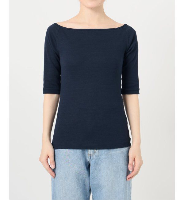 IENA LA BOUCLE「IENA LA BOUCLE コンパクトベアボートネックカットソー」|Tシャツ・カットソー|