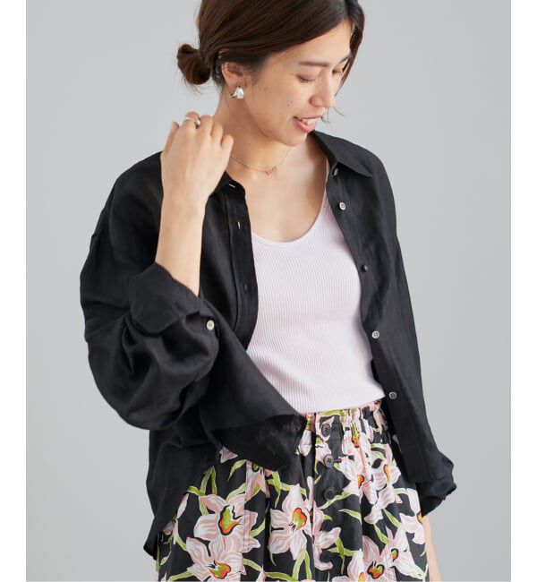 IENA「《追加》ラミーリヨセルショートシャツ」|シャツ・ブラウス|