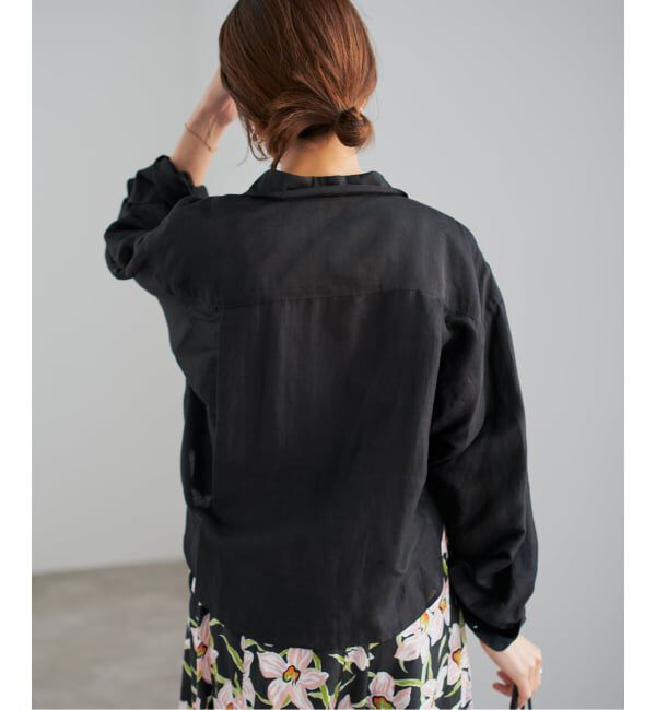 IENA「《追加》ラミーリヨセルショートシャツ」|シャツ・ブラウス|