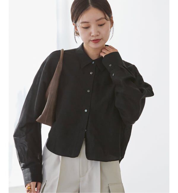 IENA「《追加》ラミーリヨセルショートシャツ」|シャツ・ブラウス|