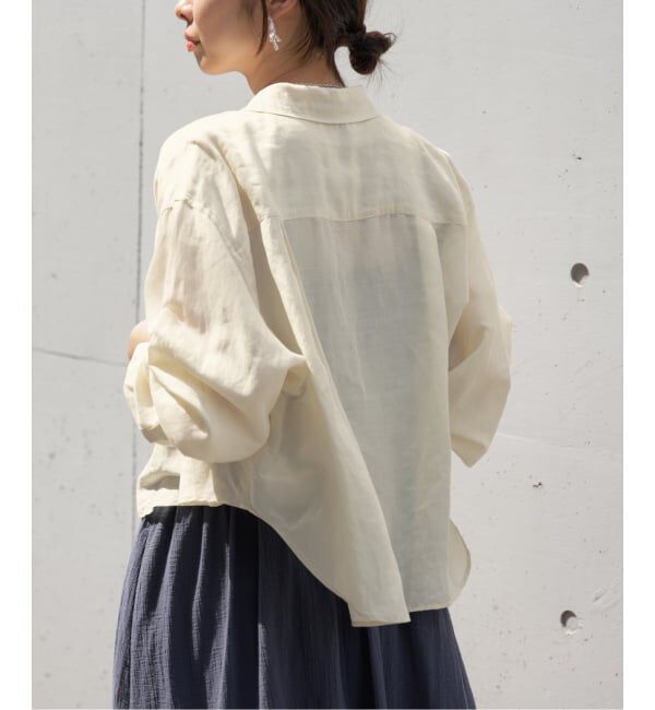 IENA「《追加》ラミーリヨセルショートシャツ」|シャツ・ブラウス|