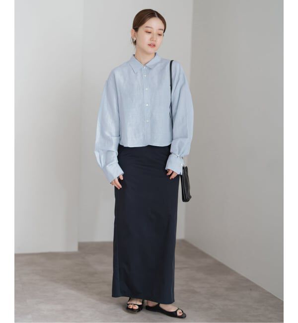 IENA「《追加》ラミーリヨセルショートシャツ」|シャツ・ブラウス|