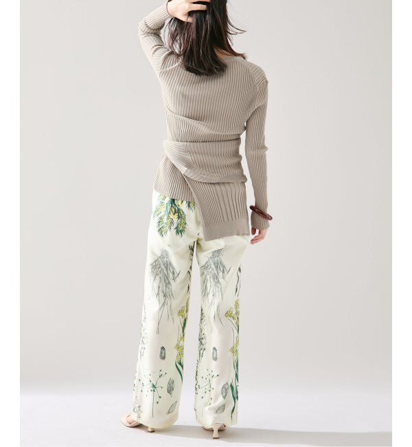 VERMEIL par iena「イタリア糸 RIB Vネックカーディガン」|カーディガン|