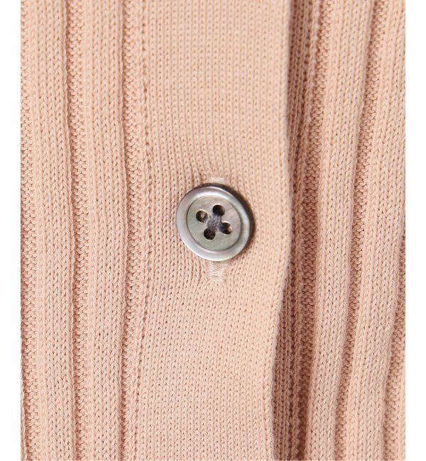 VERMEIL par iena「イタリア糸 RIB Vネックカーディガン」|カーディガン|