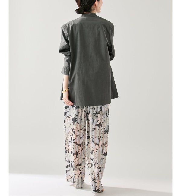 VERMEIL par iena「ドライコットンノーカラージャケット」|ノーカラージャケット|