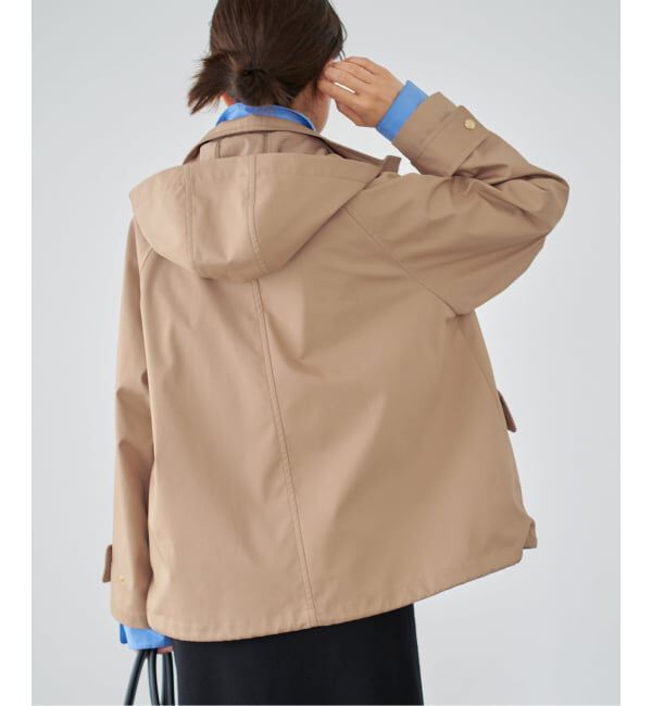 IENA「《一部カラーWEB限定》ボンディングフーデッドブルゾン」|その他|