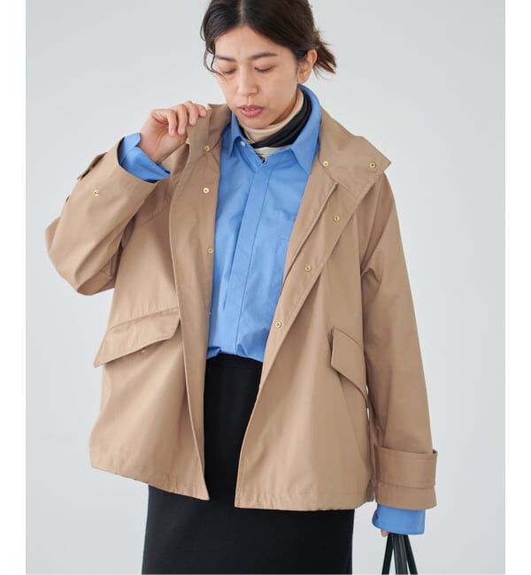 IENA「《一部カラーWEB限定》ボンディングフーデッドブルゾン」|その他|