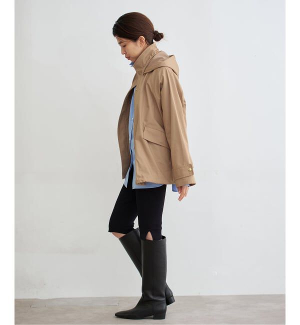 IENA「《一部カラーWEB限定》ボンディングフーデッドブルゾン」|その他|